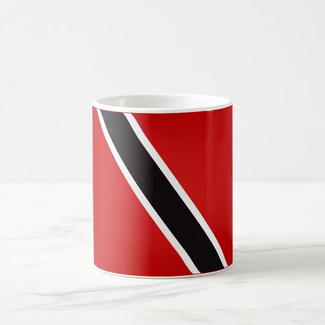Coole Flagge Trinidad und Tobago Kaffeetasse (Mittel)