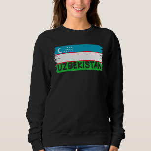 Coole Flagge Usbekistans Sweatshirt
