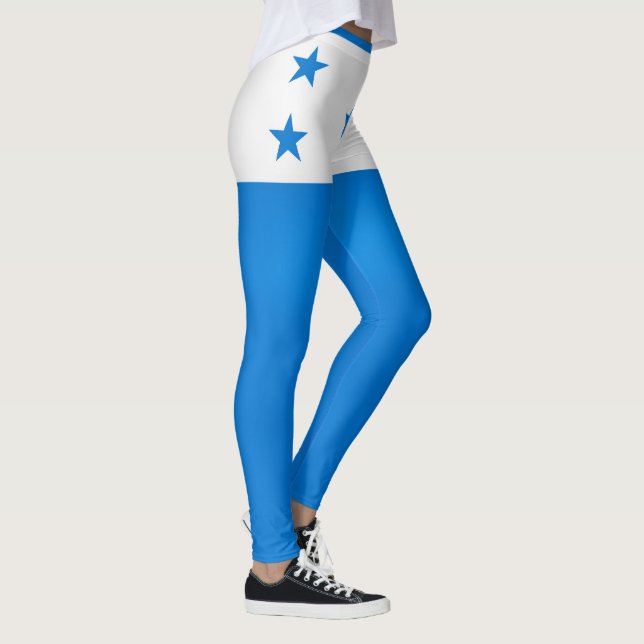 Coole Flagge von Honduras Leggings (Rechts)