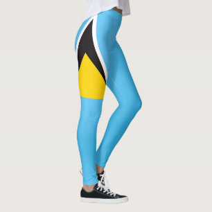 Coole Flagge von Saint Lucia Leggings