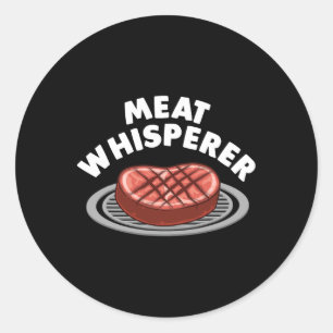 Coole Fleischkutter für Männer Frauen Koch Griller Runder Aufkleber