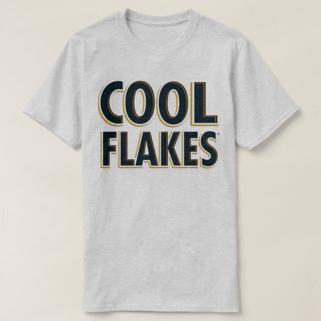 coole Flocken T-Shirt (Design vorne)