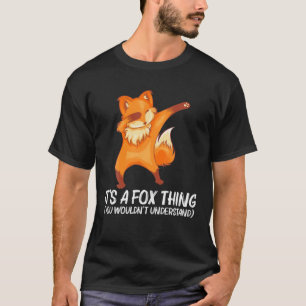 Coole Foxenkunst für Frauen, die rotes arktisches T-Shirt