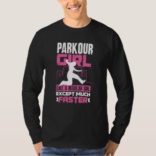 Coole Frauen Parkour Mädchen Parkour Mädchen T-Shirt