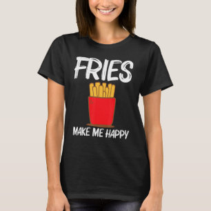 Coole Fritten für Männer Schnelle Mahlzeiten Snack T-Shirt