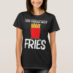 Coole Fritten für Männer Schnelle Mahlzeiten Snack T-Shirt