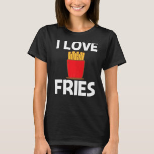 Coole Fritten für Männer Schnelle Mahlzeiten Snack T-Shirt