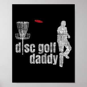 Coole Frolf-Disc-Golf-Daddy-Shirt Poster