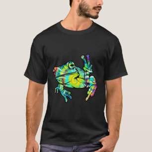 Coole Frosch-Gefärbte Krawatte für Jungen und Mädc T-Shirt
