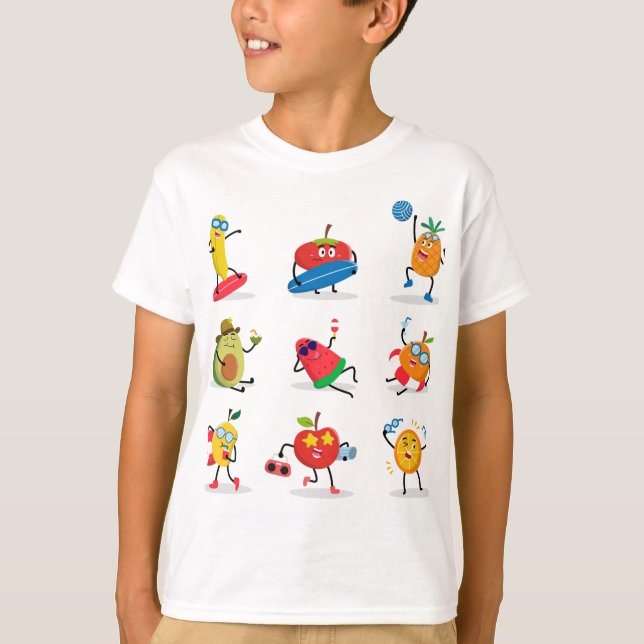 Coole Früchte T-Shirt (Vorderseite)