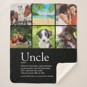 Coole Fun Onkel Definition Moderne Fotocollage Sherpadecke