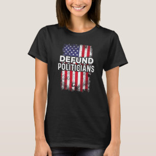 Coole Funny Patriotic US-Flagge dezimiert die Poli T-Shirt