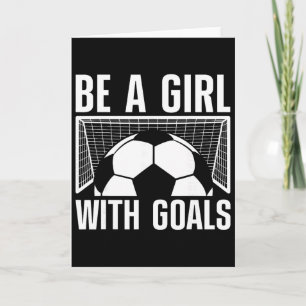 Coole Fußball Für Frauen Mädchen Fußll Fußball Lie Karte