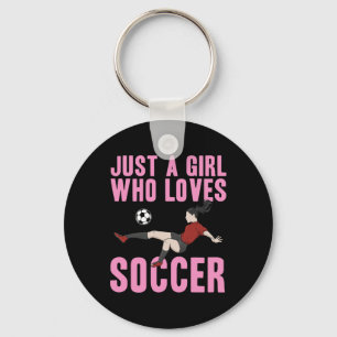 Coole Fußball für Frauen Teenager Mädchen Fußball Schlüsselanhänger