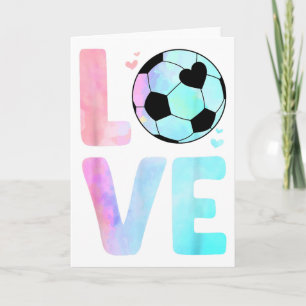 Coole Fußball-Kunst für Frauen Mädchen Kleinkind t Karte