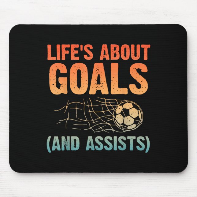 Coole Fußball-Kunst für Männer Fußball-Liebhaber F Mousepad (Vorne)