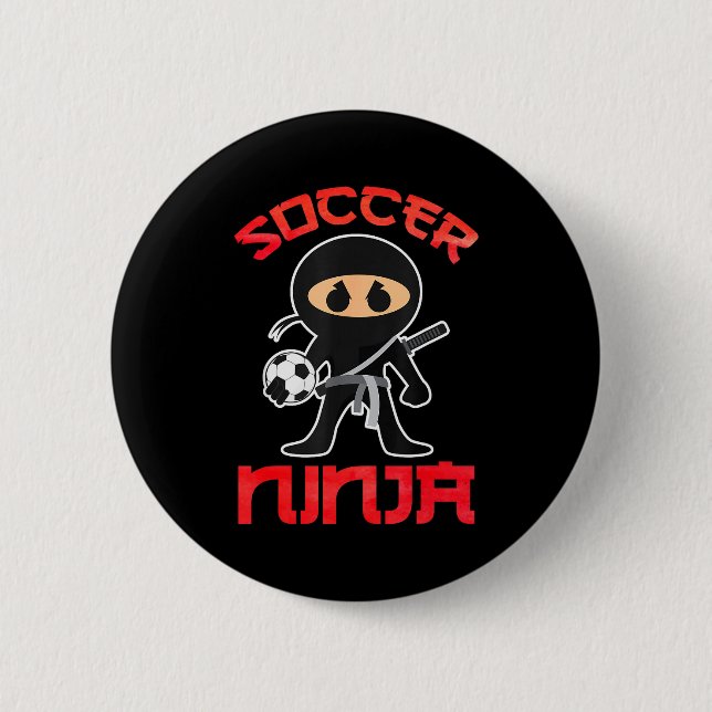 Coole Fußball-Kunst für Männer Jungen Kinder Fußba Button (Vorderseite)