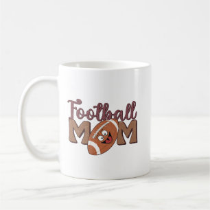 Coole Fußball-Sport-Mama-Wortkunst Kaffeetasse