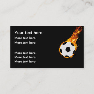 Coole Fußball-Themen-Geschäftskarten Visitenkarte