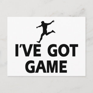 coole Fußballdesigns Postkarte