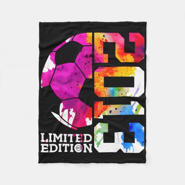 Coole Fußballdesigns und -outfits 12. Geburtstag M Fleecedecke (Vorderseite)