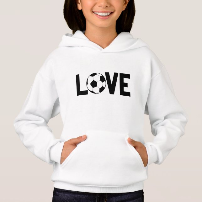 coole Fußballfans Sportart Hoodie (Vorderseite)