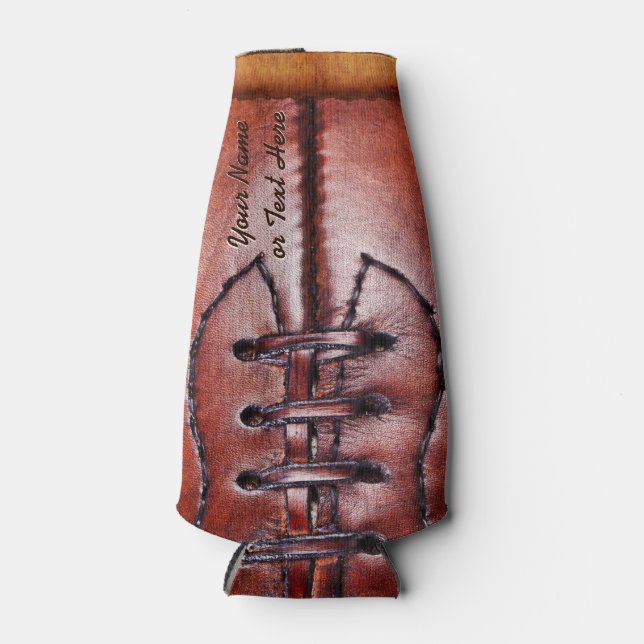 Coole Fußballflasche Cooler PERSONALISIERT Flaschenkühler (Vorderseite)