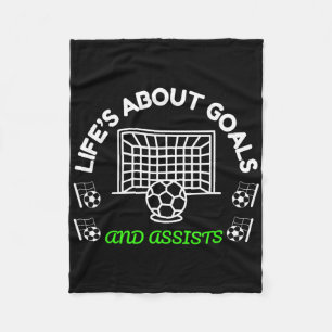 Coole Fußballmentalität Das Leben dreht sich um To Fleecedecke