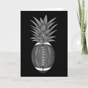 Coole Fußbyll-Ananas Lustiger Kick-Byll-Fan Athlet Karte