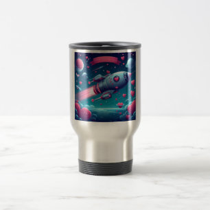 Coole/futuristische Raumschifffahrt Reisebecher
