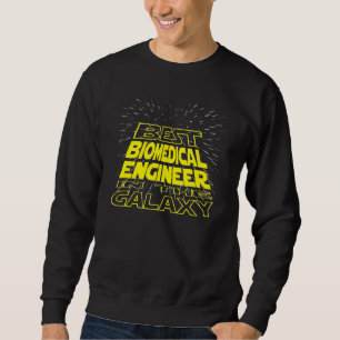 Coole Galaxie-Aufgabe des biomedizinischen Ingenie Sweatshirt