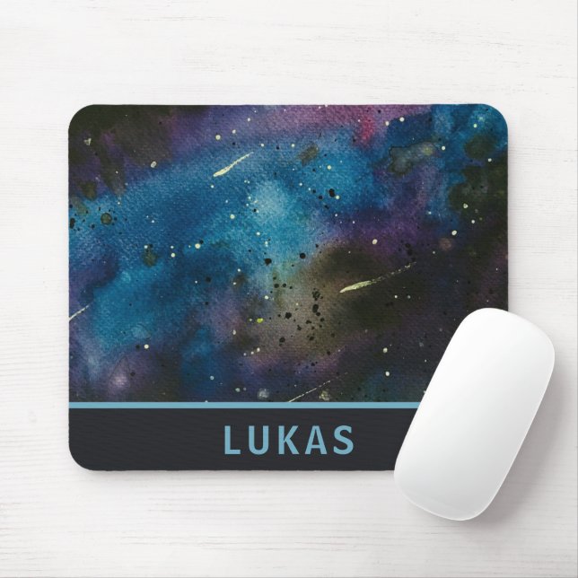Coole Galaxie Weltraumbahnhöfe Mousepad (Mit Mouse)