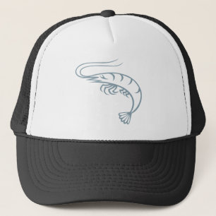 Coole Garnele-Ikonen-Logo-Shirt-Garnele Truckerkappe
