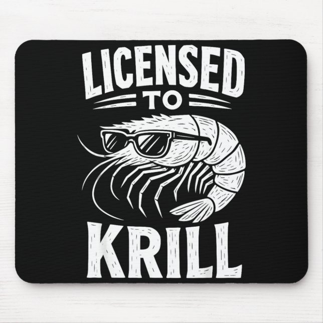 Coole Garnelen Cajun Meeresfrüchte Garnelenfang  Mousepad (Vorne)