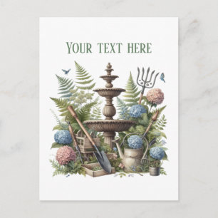 Coole Gartenlandschaftgestaltung anpassbar Postkarte