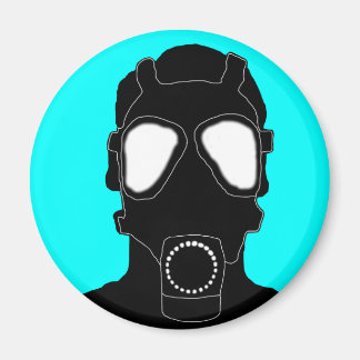 coole Gasmaske Magnet