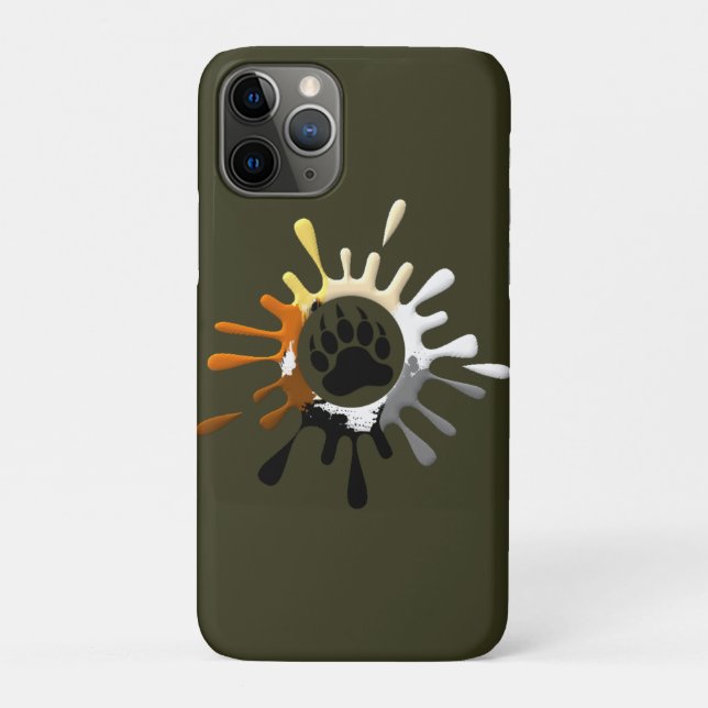 Coole Gay Bears Pride Bar Paw Case-Mate iPhone Hülle (Rückseite)