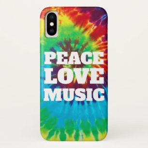 Coole Gefärbte Krawatte Liebe Musik Case-Mate iPhone Hülle