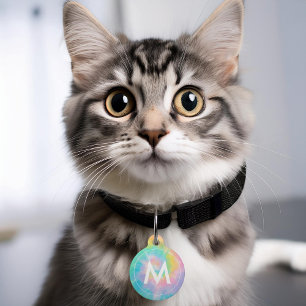 Coole Gefärbte Krawatte Personalisiert Haustiermarke