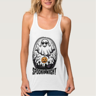 Coole Geist Halloween Vintage Gravur Tee Art_1