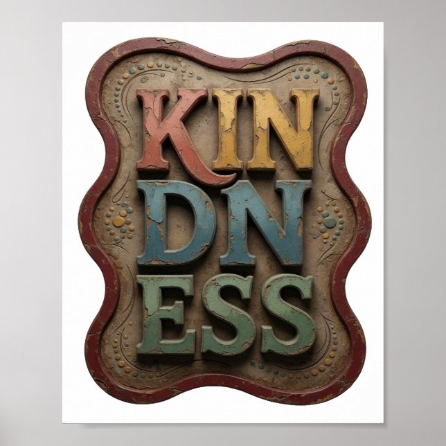 Coole gelbe KÜNDIGE Aussage Design Poster (Vorne)