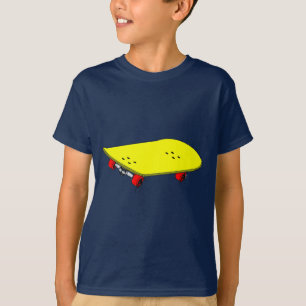 Coole gelbe Skateboard T-Shirt