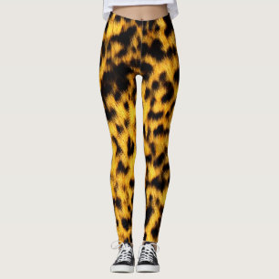Coole Geparden Rave Liebe Leggings