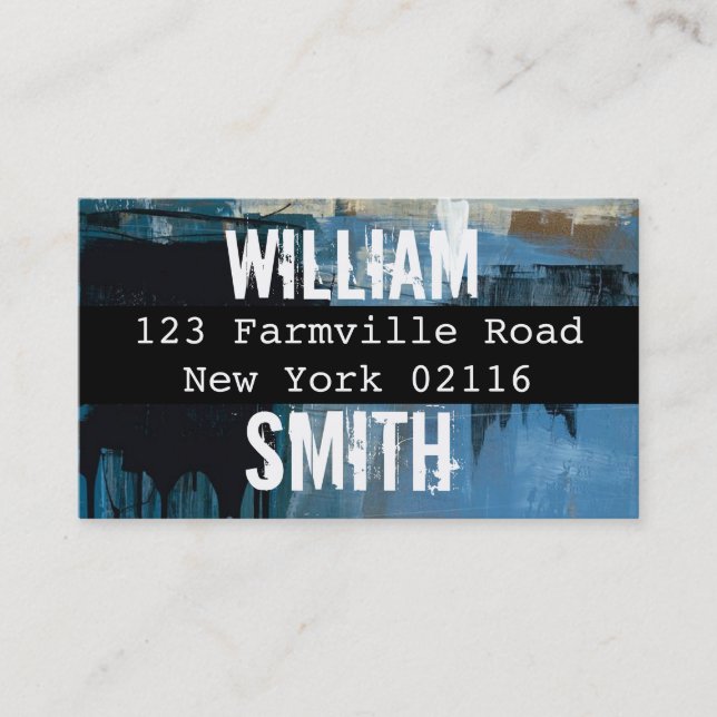 coole Geschäfts-Karten Visitenkarte (Vorderseite)