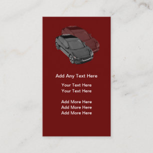 Coole Geschäftskarten für moderne Automotive Visitenkarte
