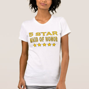 Coole Geschenke: Fünf-Sterne-Trauzeugin T-Shirt