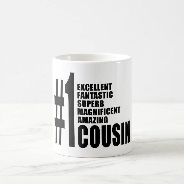 Coole Geschenke für Cousins: Cousin der Nr.-eine Tasse (Mittel)
