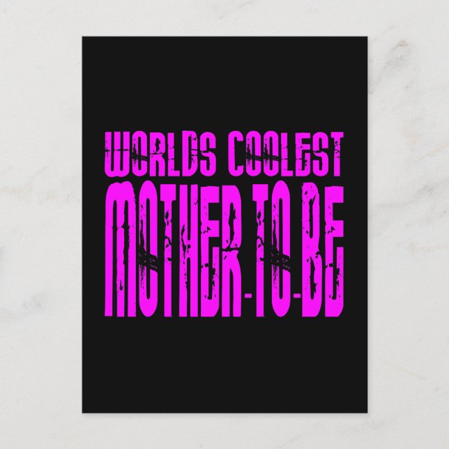 Coole Geschenke: Rosa Welten Coolste Mutter zu sei Postkarte (Vorderseite)
