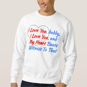 Coole Geschenkidee aus dem Herzen - Ich liebe Dich Sweatshirt