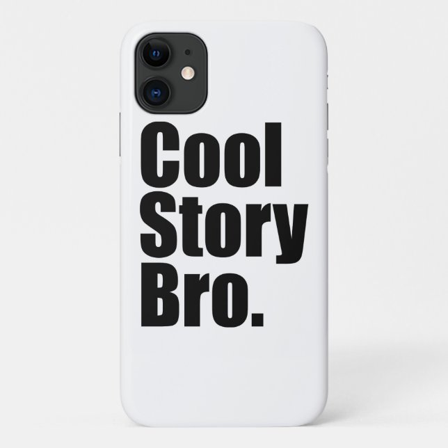 Coole Geschichte Bro. Case-Mate iPhone Hülle (Rückseite)